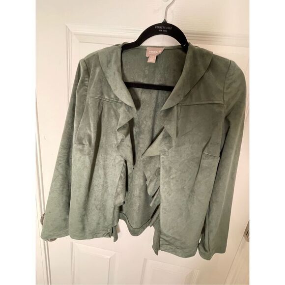 Chico’s women’s bundle lot jacket and blouse size 0 or small - Picture 2 of 12